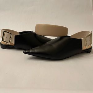 Zara Pointy Black Flats